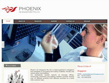 Tablet Screenshot of phoenixsingapore.com